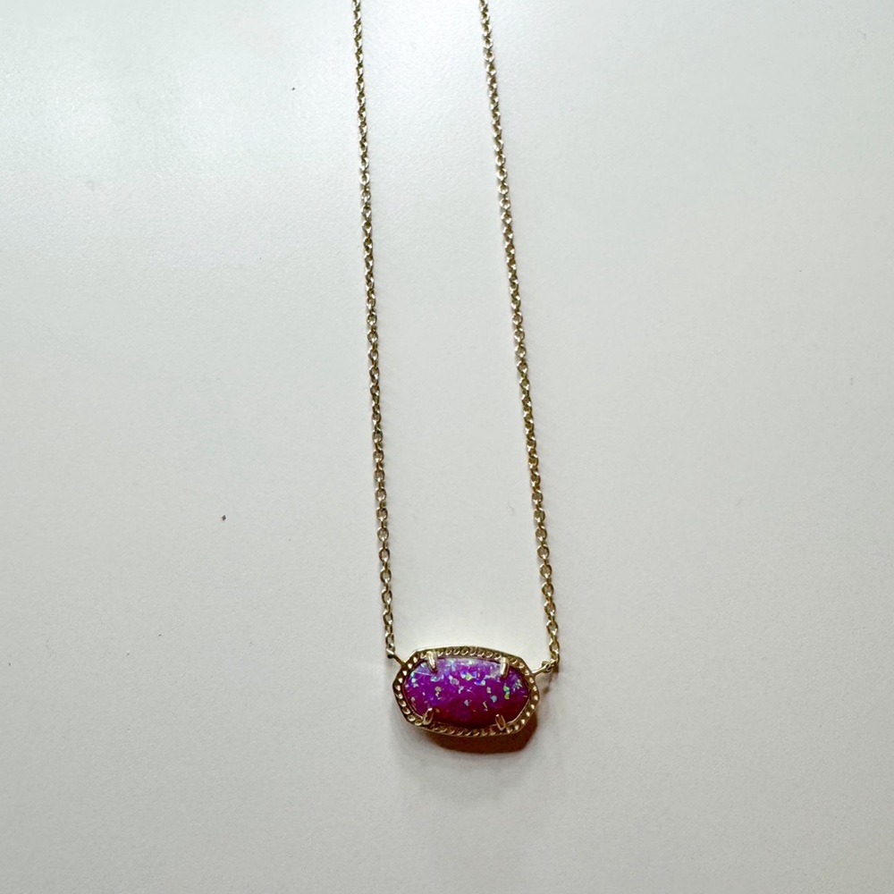 Kendra Scott Necklace with Pink Opal